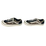 Vans Old Skool Suede Animal Print Low Top Sneakers Black Tan Size 7 Photo 4
