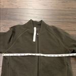Lululemon  Dark Olive On Repeat Bomber Jacket Sz 8 Photo 13