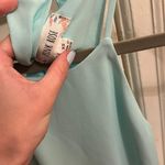 Pink Rose Blue/Green Mini Dress Photo 2