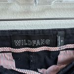 Wildfang The Essential Trouser Short Khaki Chino Black Size 12 Large Office Photo 4