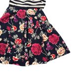 Anthropologie Moulinette Soeurs Split Print Striped & Floral Dress Photo 4