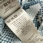 Zadig & Voltaire  Rougi Snake Dress Blue Sz L Photo 13