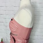 Boutique Faux Leather Bustier Top Photo 2