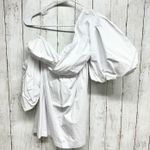 Showpo  Dress Women Sz 8 Sula Balloon Sleeve Mini White Bride NWT Off Shoulder Photo 0