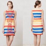 Anthropologie ANTHRO Tabitha Multi‎ Stripe Totem Shift Dress 6 Photo 1