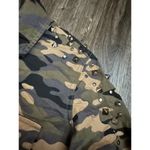 True Religion  Women’s Camo Studded Button Down Utility Shirt size Small Photo 5