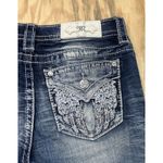 Miss Me  Jeans Capris Crop Women’s Size 26 Mid Rise Embellished Medium Wash Denim Photo 4