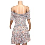 Poupette St. Barth  Soledad Mini Dress, Aqua Dalia, Medium Photo 6