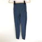 Everlane  The Perform Pocket Legging Athletic Stretch Blue Size XXS Photo 4