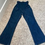 Indigo Blue maternity boot cut jeans size 28x27 petite S dark wash blue EUC Photo 0