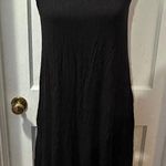 Time And Tru Black Tank Top Dress with Pockets in S Photo 0
