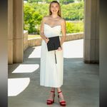 House Of CB  M D-DD 'Amorata' Ivory Pleated Maxi Dress NWOT Photo 10