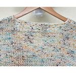 BCBGMAXAZRIA XL Multicolor Knit Cardigan Boho Chunky Sweater Button Up Fairy Photo 7