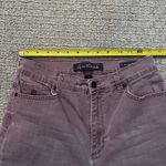 Gloria Vanderbilt Amanda Womans 10 Purple Jeans 26' Waist Straight Floral Pocket Photo 5