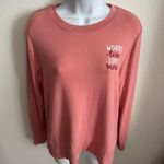 Positive Tees Graphic Sweatshirt Pink Size Small Photo 0