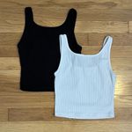 SheIn  Ribbed Crop Tops x2 - Size XS Photo 3