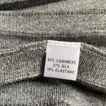 Cushnie et Ochs  gray cashmere blend v-neck pleated skirt sweater dress sz S NWT Photo 6