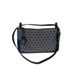 Dooney & Bourke  Slim Zip Top Shoulder Bag Lightweight Vintage Dark‎ Blue Photo 13
