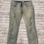 Free People  destroyed stonewashed jeans Photo 2