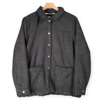 Boston Traders Jacket Women’s XL Black Faux Suede Sherpa Trucker Winter Casual Photo 0