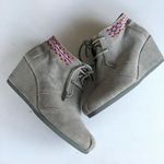 Toms Kala Lace Up Wedge Ankle Boot Booties Size 8 Photo 3