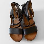 Miz Mooz  Comfort Wedge Open Toe Strappy Sandals Shay Scarlet SZ 6 Photo 2