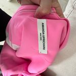 Amanda Uprichard Allora Dress shocking pink bows barbiecore mini vneck cocktail Photo 3