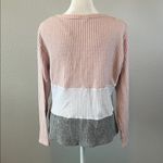 No Boundaries  Waffle Knit Tie Front Colorblock Cardigan Juniors Size Large Photo 2