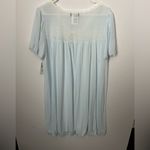 Miss Elaine Classics Light Blue Lace Trim Chemise XL NWT Photo 1