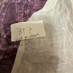 Steve Madden  Women's Marcella Sequin Sexy T-Shirt Mini Dress Sz XL NWT Aubergine Photo 6