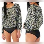 Free People NWT  Sundown floral print bodysuit in multi Women’s Size Small Photo 2