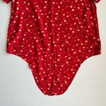 Madewell  Women's Red Prairie Posies Novel Tie-Front Top XS‎ Photo 10