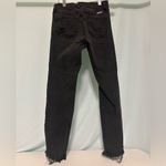 KanCan USA KanCan Dark Grey Frayed Hem Cropped Jeans Photo 1