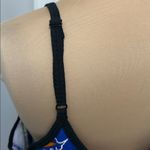 Nike  Blue Ribbed Paisley Print Spagetti Strap Dress Photo 6