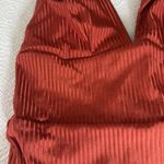 Robin Piccone  ANGELA V PLUNGE ONE PIECE, Size 2, Spice Color, $186 Photo 4