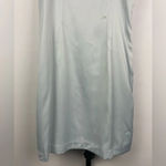 Urban Outfitters  Baby Blue Wesley Satin Straight Neck‎ Slip Mini Dress Photo 3