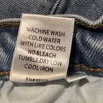 Pistola  SZ 26 Jeans Distressed Frayed Hems Mid-Rise Light Wash Whiskered Blue Photo 11