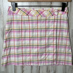 A Byer Vintage Y2K A.Byer Plaid Pink Yellow Mini‎ Skirt Womens Size Small Photo 0