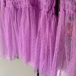 Romeo + Juliet Couture Women's Size Medium Stretch Sheer Tulle Top Blouse Photo 4