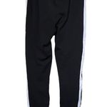 Year Of Ours  Black Cross Front Waistband White Side Stripe Size XS Leggings. Photo 3