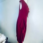 MIUSOL Cocktail Midi Length dress sleeveless with ruffle accent 2XL Red Size XXL Photo 8