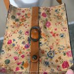 Patricia Nash Vtg Purse Leather Floral Buckle Front Crossbody Bag Boho Peasant Photo 2