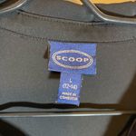 Scoop Shiny Black Oversized Button Photo 6