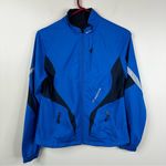Brooks Infiniti Jacket Womens Small Blue Windbreaker Full Zip Running Outdoors Photo 0