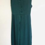 ZARA  green wrap jumpsuit with buckle Photo 5
