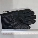 Obermeyer  Black leather Quilted womens unisex ski Gloves vintage Small medium Photo 10