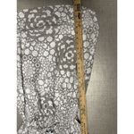 Trina Turk  dress 4 baby doll gray star metallic cap sleeve tie front Short Y2k Photo 4