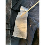 We The Free  People Distressed Black Jeans 30 Button Fly Denim Actual 34x29.5‎ Photo 6