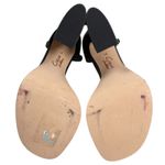 Circus by Sam Edelman Circus Sam Edelman Black Faux Leather Platform Ankle Strap Heels Womens Size 9.5 Photo 3