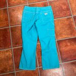 Vintage Ralph Lauren Polo Aqua Blue Contrast Stitch Flare Jeans Size 6 Photo 5